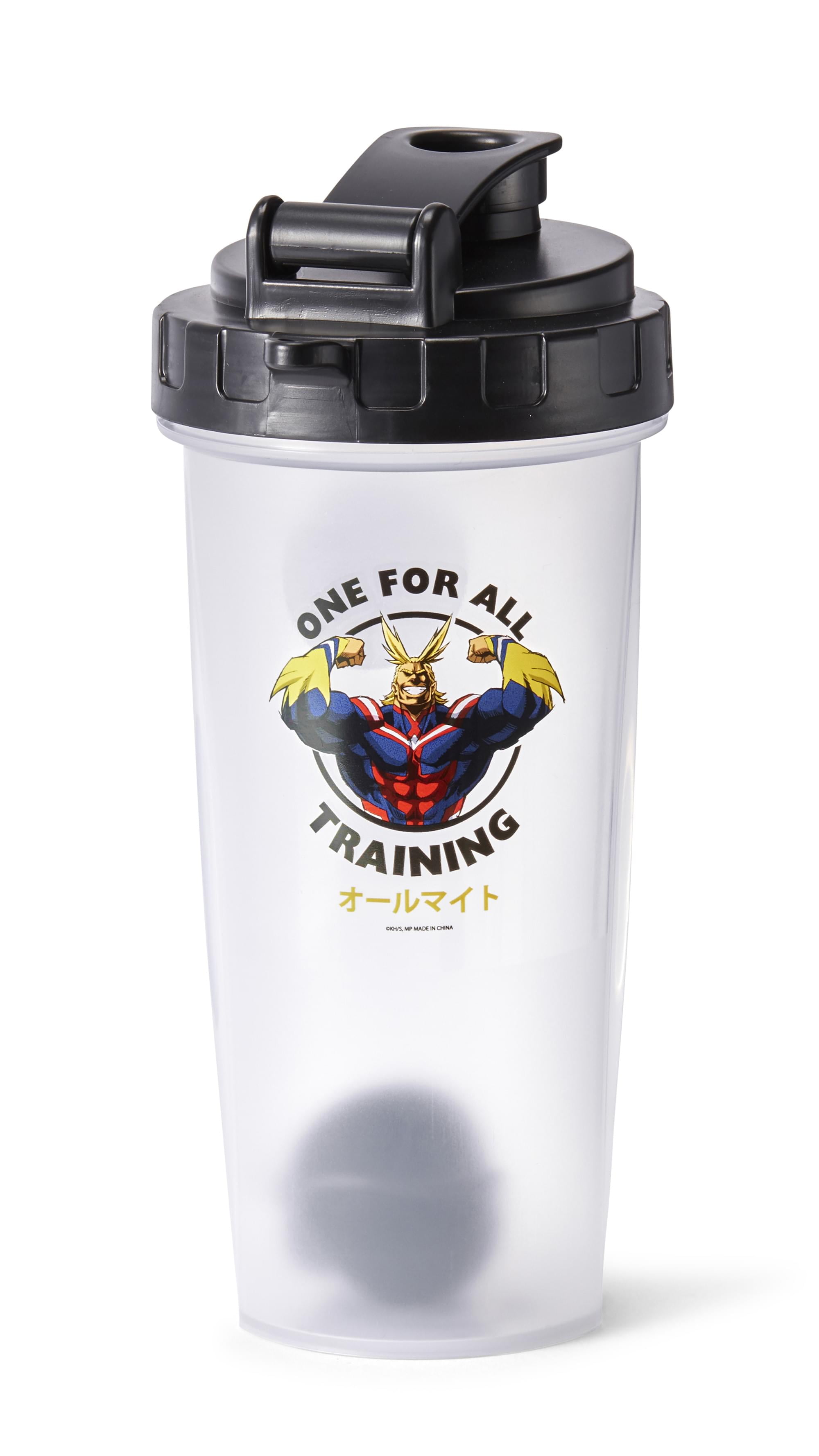My Hero Academia All Might Training Gym Shaker Bottle Includes Mixing