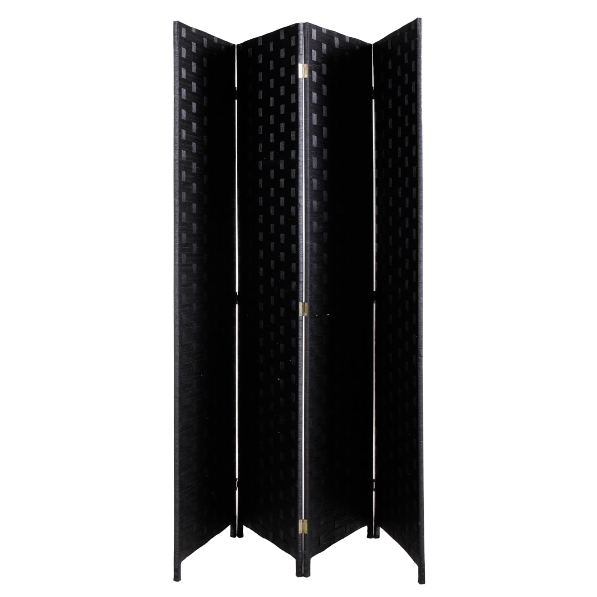 5.9ft 4 Panel Room Divider, Foldable Privacy Screen, Metal Frame Fabric Privacy Screen for Home Office