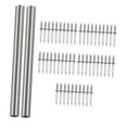 thumbnail image 3 of Baoblaze 2xDouble Head Skirting Thread Nail with Nail Specific Sleeve Tool Cement Nails 50 pieces, 3 of 8