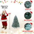 thumbnail image 2 of 4 ft. Unlit Full Spruce Artificial Christmas Tree, 2 of 8