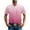 Pink, variant on hotojiny Mens Short Sleeve Work Shirt Casual Gradient Button Down Shirts Stretch Outdoor Hiking Fishing Cargo Shirt with Pockets