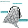 thumbnail image 6 of LNKOO Premium Carseat Canopy Cover with Peekaboo Opening, Nursing Cover Baby Car Cotton Canopy | Infant Car Seat Canopy Nursing Carseat Cover for Boy Girl Baby Shower Gift for Breastfeeding, 6 of 7