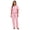 Pink, variant on 100% Cotton Pajama Sets for Women 2 Piece Short Sleeve V Neck Loungewear Sets Lightweight Pjs with Pockets S-XXL (Pink,2XL)