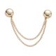thumbnail image 4 of Broche sin alfiler con clip para ropa, cadena extraíble, accesorio multiusos para camisas Aleación de oro, 4 of 9