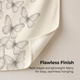 thumbnail image 3 of HUANGLE Tapestry, White Butterflies Insect Pattern Wall Tapestry, High-Quality Polyester Large Tapestry, Beautiful Bedroom And Office Decor, 60x40Inch, 3 of 9