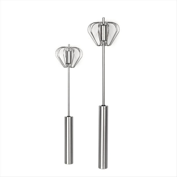 Batidor Semiautomático de Acero Inoxidable, Mezclador Manual, Agitador, Utensilios de Cocina para Mezclar, Batir, Batir y