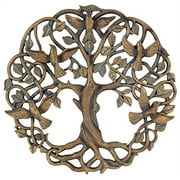 Old River Outdoors Tree of Life/Birds of Peace Wall Plaque 11 5/8" Decorative Celtic Dove Garden Art Sculpture