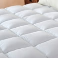 thumbnail image 2 of Subrtex Mattress Pad Peach Skin Velvet Mattress Topper Cover Mattress Protector with 15" Deep Pocket, Twin, 2 of 6