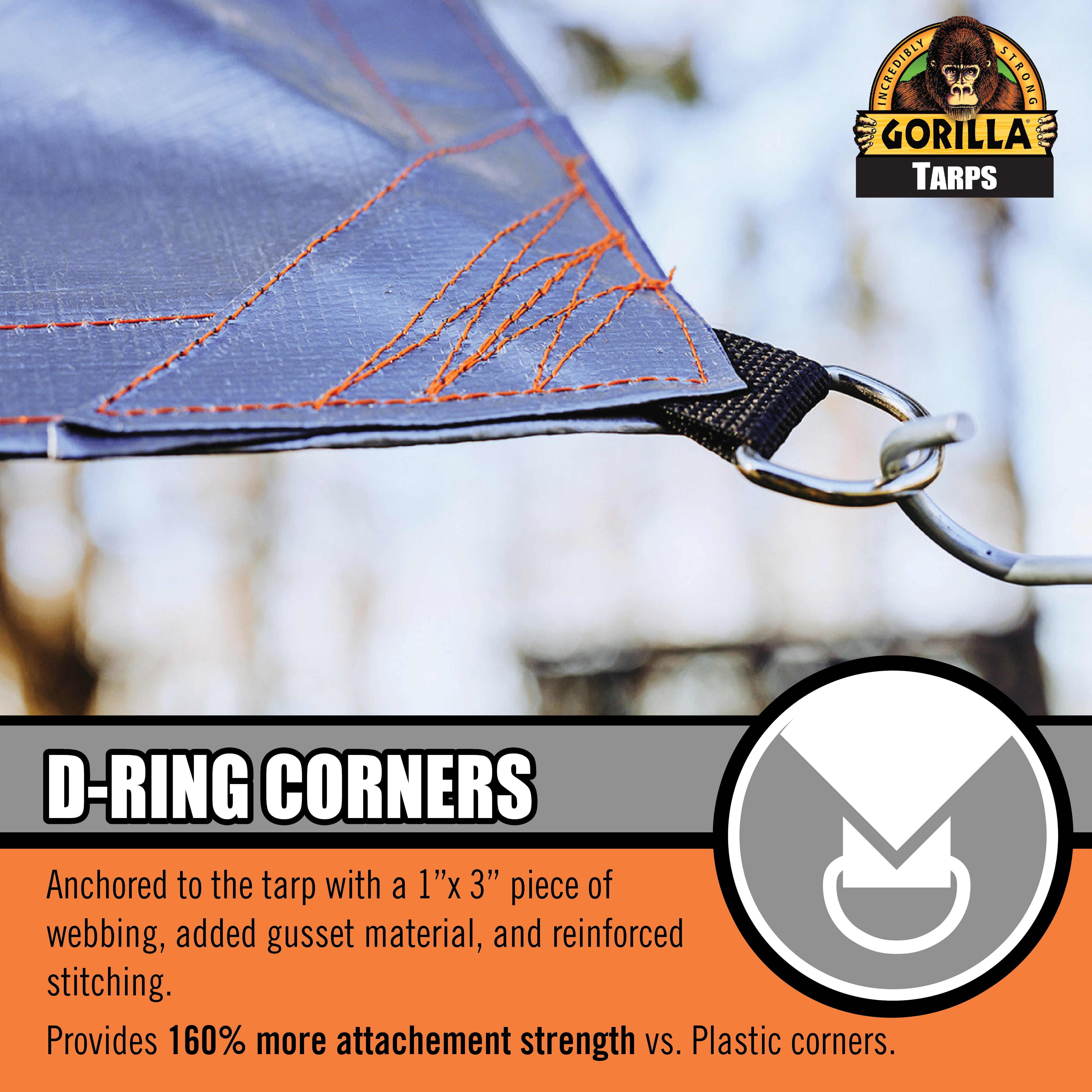Gorilla Brand 6' X 8' Max Tough Tarp