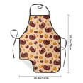 thumbnail image 4 of Xecao Thanksgiving Turkey and Pumpkin Print Funny BBQ Chef Aprons for Men Women,Adjustable Kitchen Cooking Aprons with Pocket Waterproof Oil Proof No Pilling Fading, 4 of 7