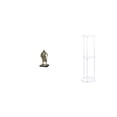 thumbnail image 1 of Mesa auxiliar acrílica con escultura de caballero europeo. Figura creativa para la entrada, sala de estar, decoración del hogar, balcón u oficina. Fác, 1 of 8