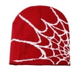 thumbnail image 1 of Transemion Restez au Chaud et à la Mode avec Spider Bonnet Web m Beaux Cadeaux Spider Bonnet Web Rouge et Blanc, 1 of 6