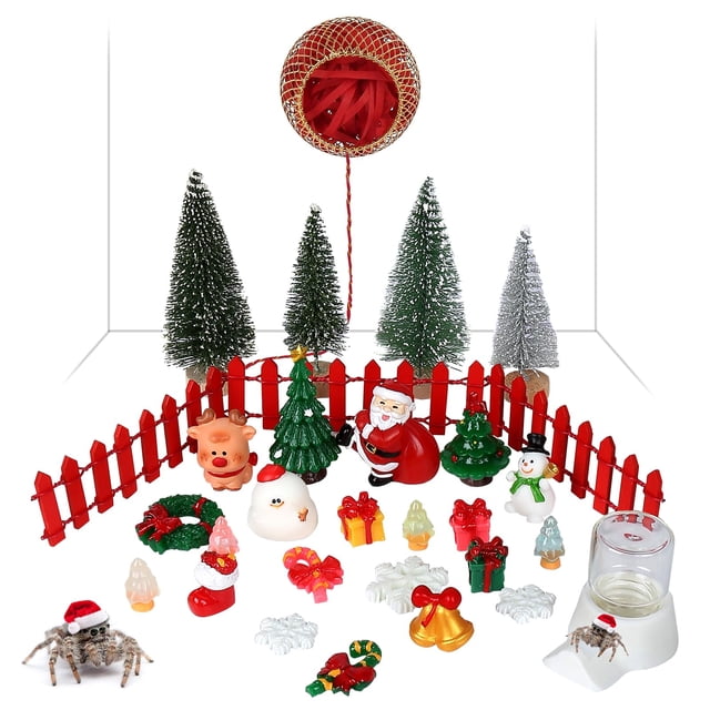 Kit de Accesorios para Terrario de Araña Saltarina kkaririzhhi 30 Pzas