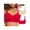 beige+red(2pack), variant on 2 Pack Women's Wireless Bras, Supportive Bra Large Breast Full Coverage Bra Push up Bras with Comfort Lift Sleep Bras, L-2XL