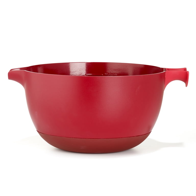 Starfrit 3-Piece Mixing Bowl & Colander Set – 2L, 3L Colander, 4L Bowls – Nesting, Non-Skid, Measurements, Dishwasher Safe