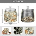 thumbnail image 2 of Yayeee Ashtray with Lid for Cigarette Smokeless Stainless Steel Home Ash Holder, Deer Pattern, 2 of 7