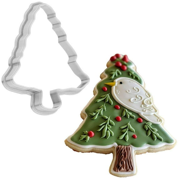 Christmas Partridge In A Pear Tree Cookie Cutter 4 Inch Made in USA by WONDERTORY