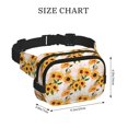 thumbnail image 4 of Disketp Sunflower 5 Riñonera de Doble Capa, Bolsa de Cintura Ajustable para Viajes, Correr y Senderismo, Riñonera Ligera para Hombre y Mujer, 4 of 9
