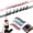 2-C(10level), variant on YUSUIYI Numbered Resistance Bands for Glutes,8/10-Section Elastic Stretching Strap for Fitness & Full Body Workout