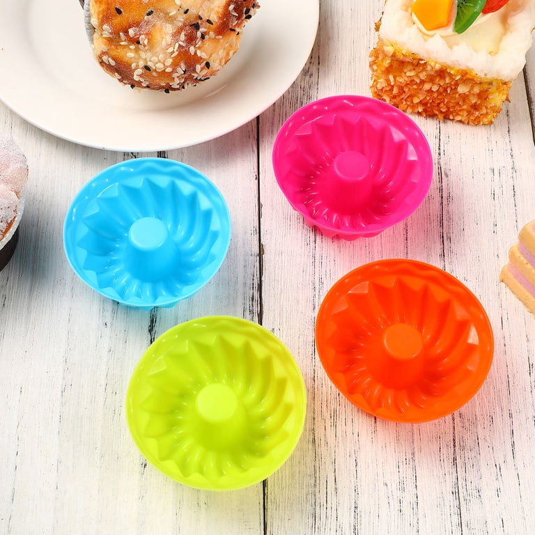 LOLIPPYY 12Pcs Chiffon Cake Mold for Baking Tool Non-sticky and