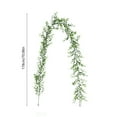 thumbnail image 3 of JGJJUGN Artificial Ivy Garland - Fake Hanging Vines, Green Decorative Leaves, Indoor and Outdoor Decor, Christmas Wreath, Home, Wedding, Party Decoration, 178 cm Long, 3 of 6