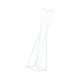 thumbnail image 4 of Road Guide Flower Stand Centro de mesa geométrico Florero Decorativo 27.56 pulgadas Tall Flower Holder para Fiesta, recepción, celebración, blanco perfecl Stand de boda, 4 of 8