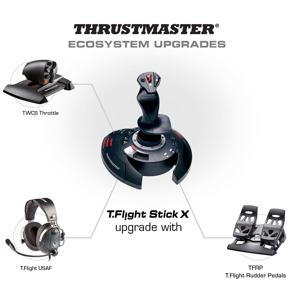 Thrustmaster T-Flight Hotas X Joystick - High Precision