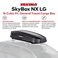 thumbnail image 3 of Yakima SkyBox NX LG 16 Cu Ft General Travel Vehicle Rooftop Cargo Hard Shell Carrier Box, 3 of 10