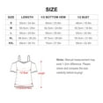 thumbnail image 6 of Hello Kitty Women's Cold Shoulder Tops T Shirts Chiffon Summer Off Shoulder Dress Short Sleeve Shirt M, 6 of 6