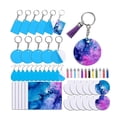 thumbnail image 3 of KLKCMS 54Pcs Sublimation Blank Products DIY Heat Press Printing Smooth Surface Wear, 3 of 9