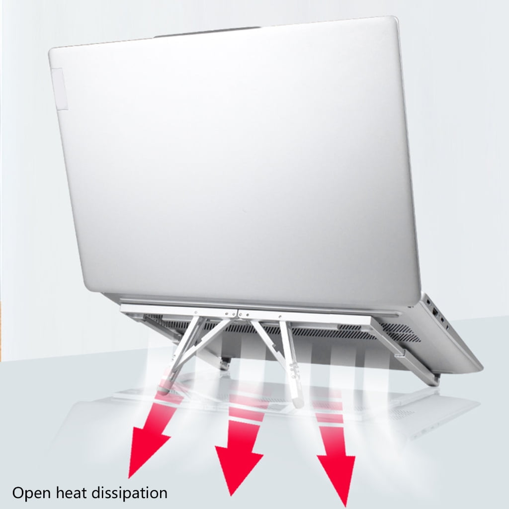 AOOOWER Aluminum Alloy Adjustable Foldable Laptop Stand Portable Aluminium Support Notebook Holder Tablet Base Desk Dissipation