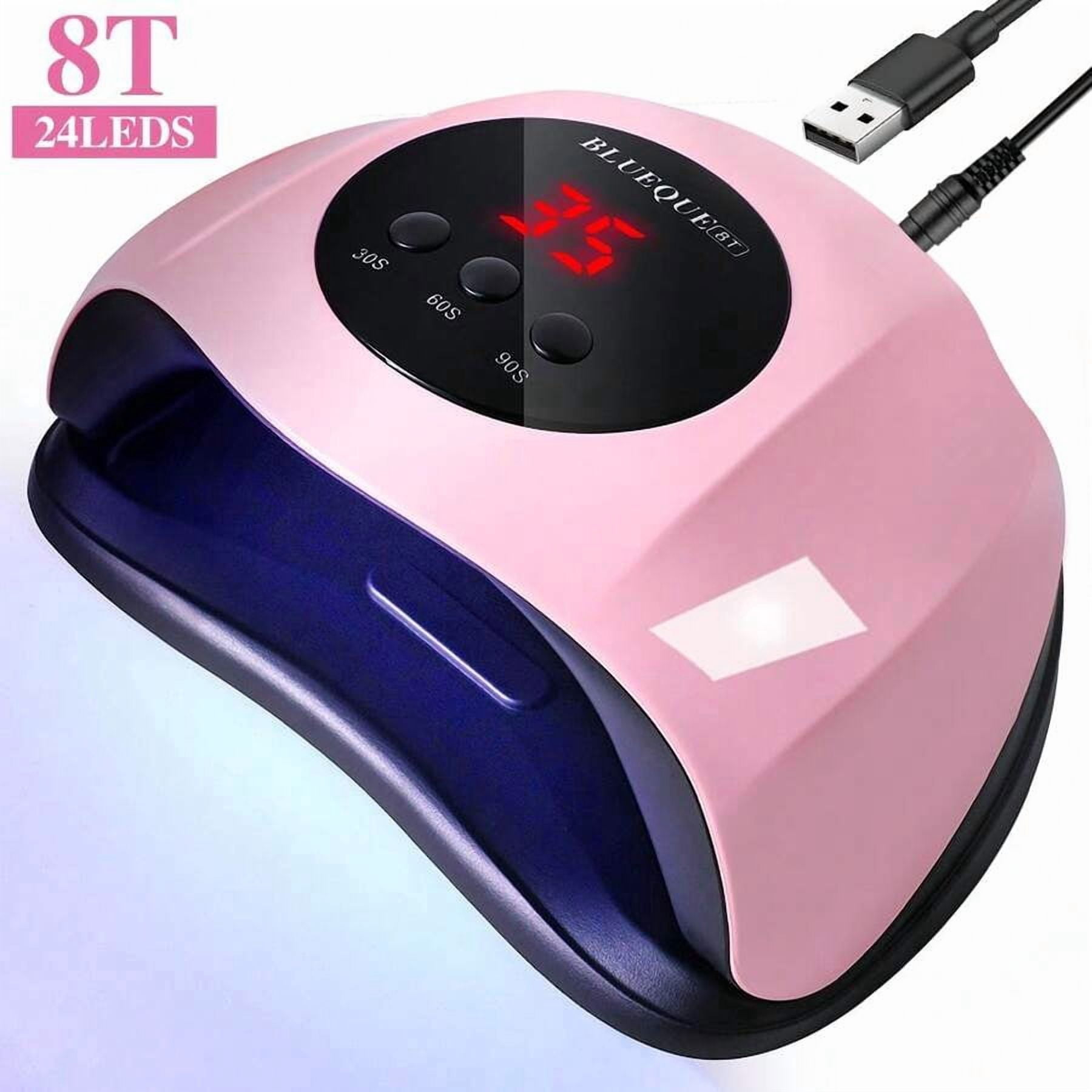 UV LED Nail Lamp, Faster Nail Dryer For Gel Polish ,Professional Gel UV Light For Nails With 3 Timers & Auto Sensor, Gel Polish Light Nail Curing Lamp With LCD Screen For Salon And Home