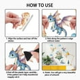 thumbnail image 4 of Flying Dragon Wall Stickers Cartoon Castle Wall Decor Nursery Stickers Dragon DIY Vinyl Murals Peel and Stick Wallpaper Art Decals for Room Playroom Livingroom Baby Room Decor, 4 of 9