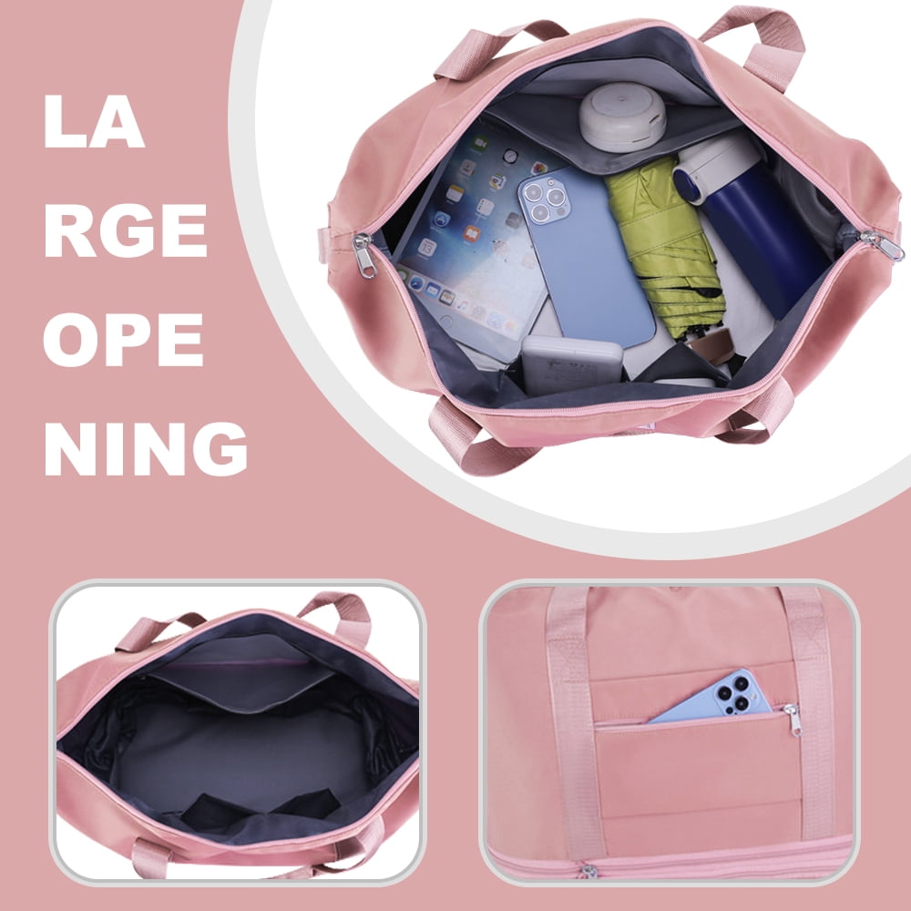 Rolling Duffle Bag, Expandable and Foldable Travel Bag for Weekend Trips and Carry-on Luggage