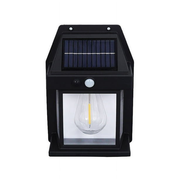 Apliques solares de pared para exteriores, luces de inducción, luces de tungsteno para pasillos a prueba de agua, luces de jardín para villas
