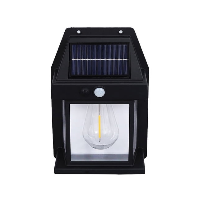 Apliques solares de pared para exteriores, luces de inducción, luces de tungsteno para pasillos a prueba de agua, luces de jardín para villas