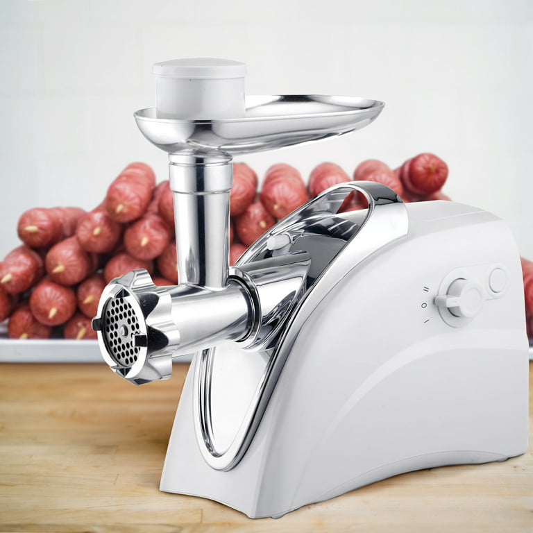 Brentwood MG-400W Electric Meat Grinder & Sausage Stuffer, White