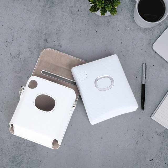 Bolsas portátiles retro Bolsa de protección de cuero de PU Funda de impresora para Link Square Hugtrwg Nuevos Originales