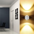 thumbnail image 1 of Matsuzay Lámpara de pared LED moderna de 6 W, aplique de pared hacia arriba y hacia abajo, CA exterior 85-265 V, resistente al agua para KTV Bar, sala de Iluminación y accesorios No. 4 Matsuzay HA024420-04, 1 of 6