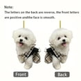 thumbnail image 5 of Acrylic Cute Dog Festival Gift Pendant Border Car Interior Rearview Mirror Decorative Pendant Backpack Pendant, 5 of 5