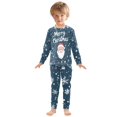 thumbnail image 6 of FORMRS Long Sleeve Top and Pants Pajama Set for Niños 2-Piece Sleepwear, Sizes 18M-8Y, Christmas Santa, 6 of 6