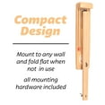 thumbnail image 3 of GoSports Hook21 Ring Swing Game - Indoor or Outdoor Ring Toss Game with Foldable Arm - Natural, 3 of 6