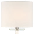 thumbnail image 3 of CLI-231-PN Crystorama Lighting Clifton - One Light Wall Sconce-Polished Nickel Finish, 3 of 8