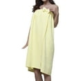 thumbnail image 2 of Camisolas cortas de moda para mujer, cuello redondo, manga corta, color liso, vestido informal para mujer, 2 of 2