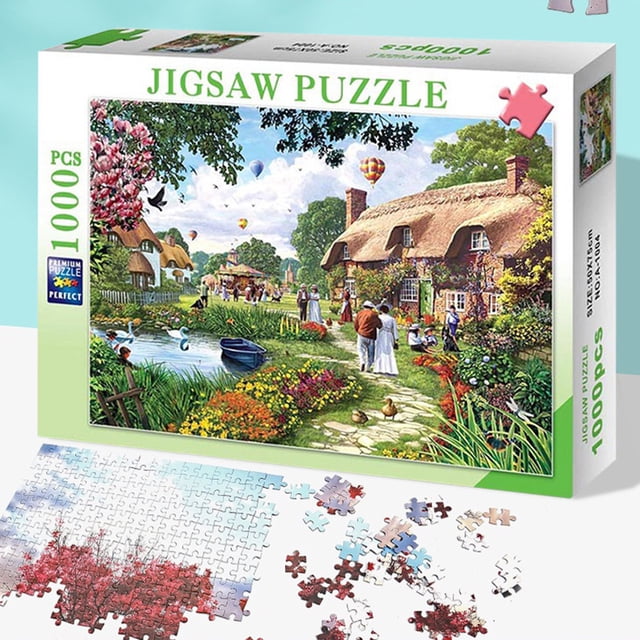 Rompecabezas de 1000 piezas con hermosos paisajes, los mejores regalos, juego de burlas para niños y niñas