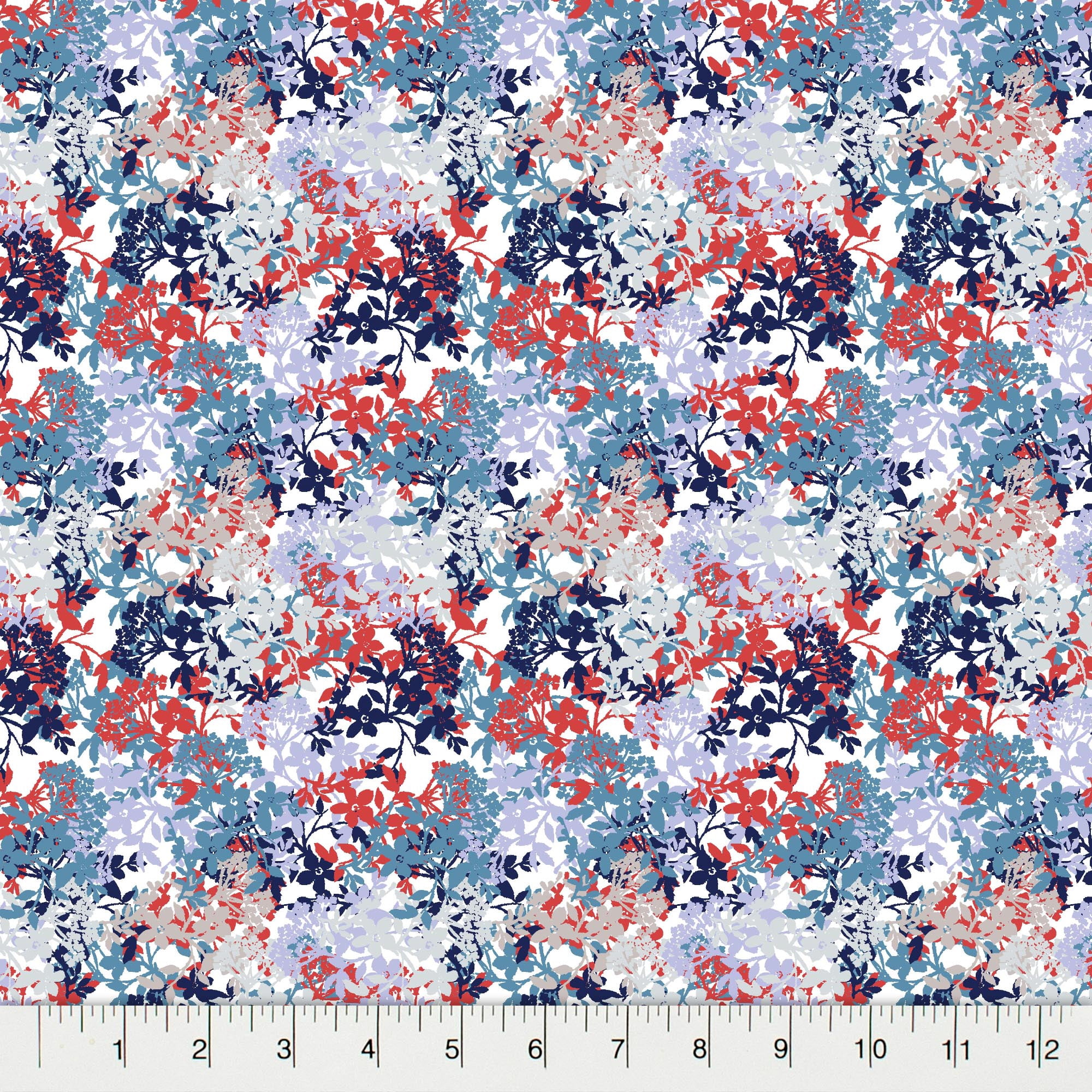 Create It 44" 100% Cotton Ditsy Sewing & Craft Fabric 8 yard Bolt, Multi