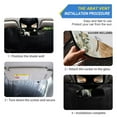 thumbnail image 2 of ALAZA Highland Cattle Windshield Sun Shade Car Foldable Sun Visor Block UV Rays Protector 57"x31.5", 2 of 8