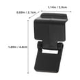 thumbnail image 2 of WRISTBIQUE 6Ud Sujetadores Negros Para Cajas De Alimentación Y Terrarios Antiescape, 2 of 8