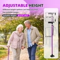 thumbnail image 6 of BeneCane Folding Cane with Dual LED Lights, Adjustable Quad Cane for Men and Women, Lightweight Aluminum Walking Cane with Self-Standing Base and Carry Bag, 6 of 8