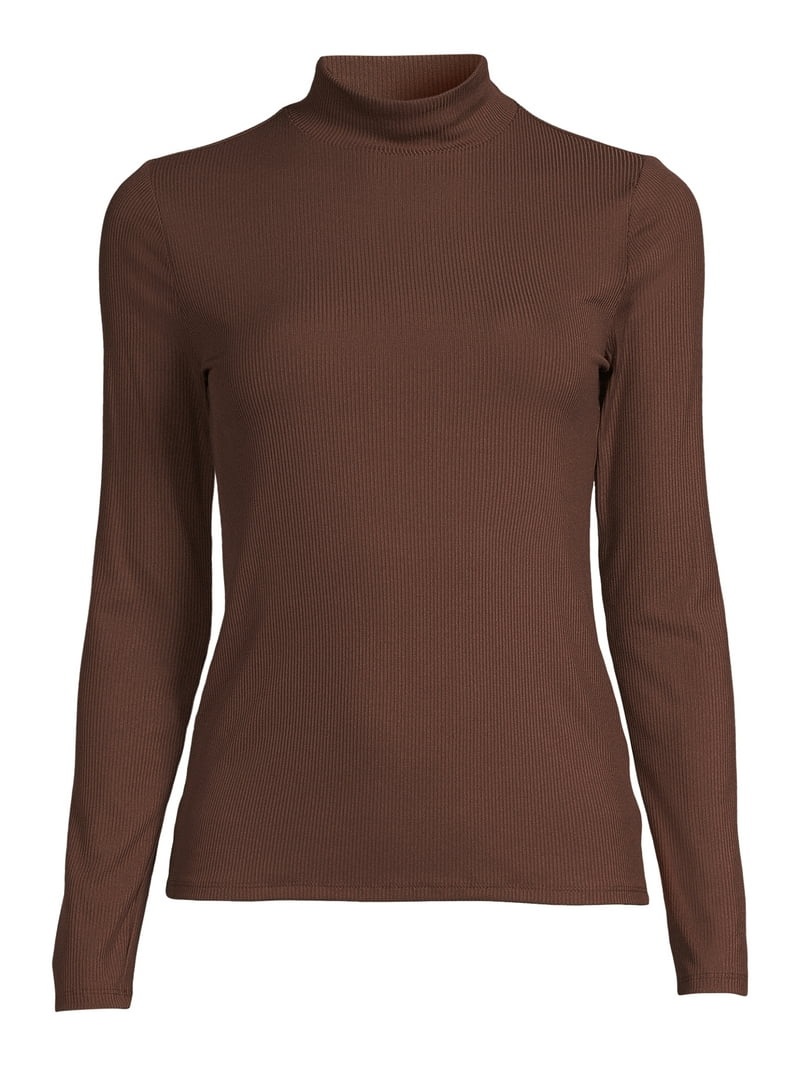 No Boundaries women's Mock Neck Top - XS-3XL - Walmart.com
